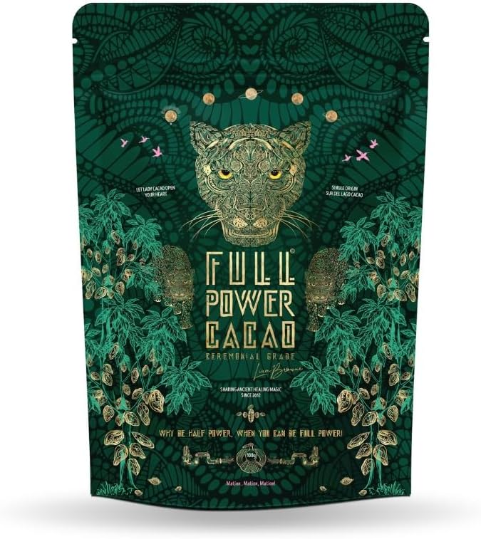 Full Power Cacao ceremonial grado ritual, cacao ancestral para ceremonias y meditación