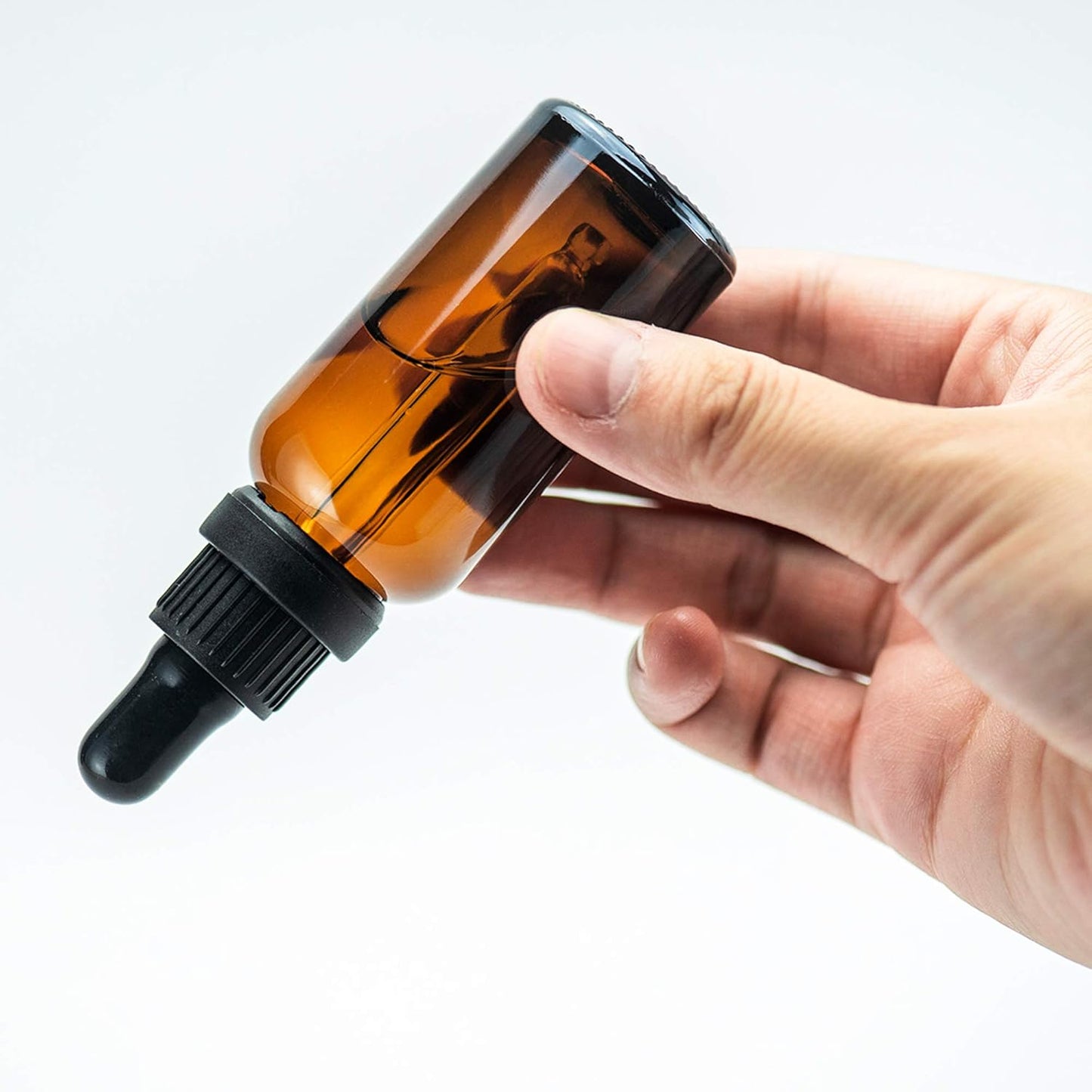 Frasco Cuentagotas Cristal Ámbar 100ml | Reutilizable para Aceites Esenciales, Cosmética, Aromaterapia, Laboratorio