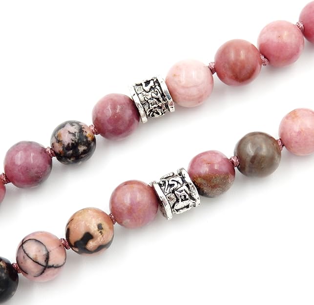 Mala Tibetano de 108 Perlas Piedra Natural | Collar y Pulsera Budista para Mujer y Hombre