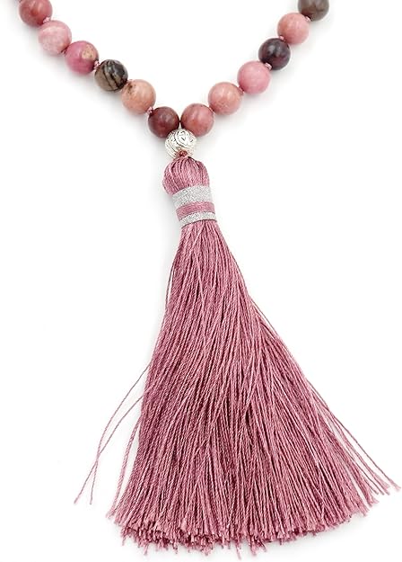 Mala Tibetano de 108 Perlas Piedra Natural | Collar y Pulsera Budista para Mujer y Hombre