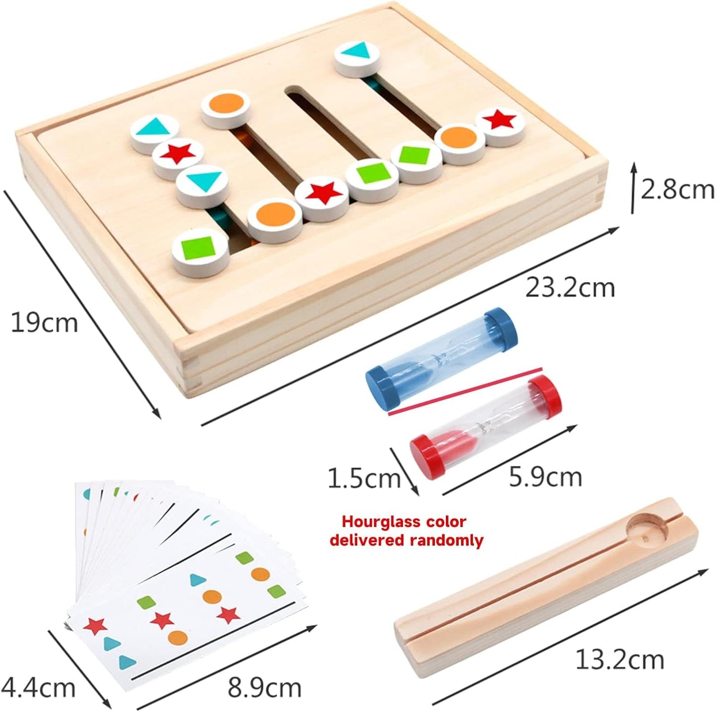 Juego Montessori de Madera con Tarjetas | Puzzle Educativo para Niños 3-6 Años | Juegos sin Pantallas