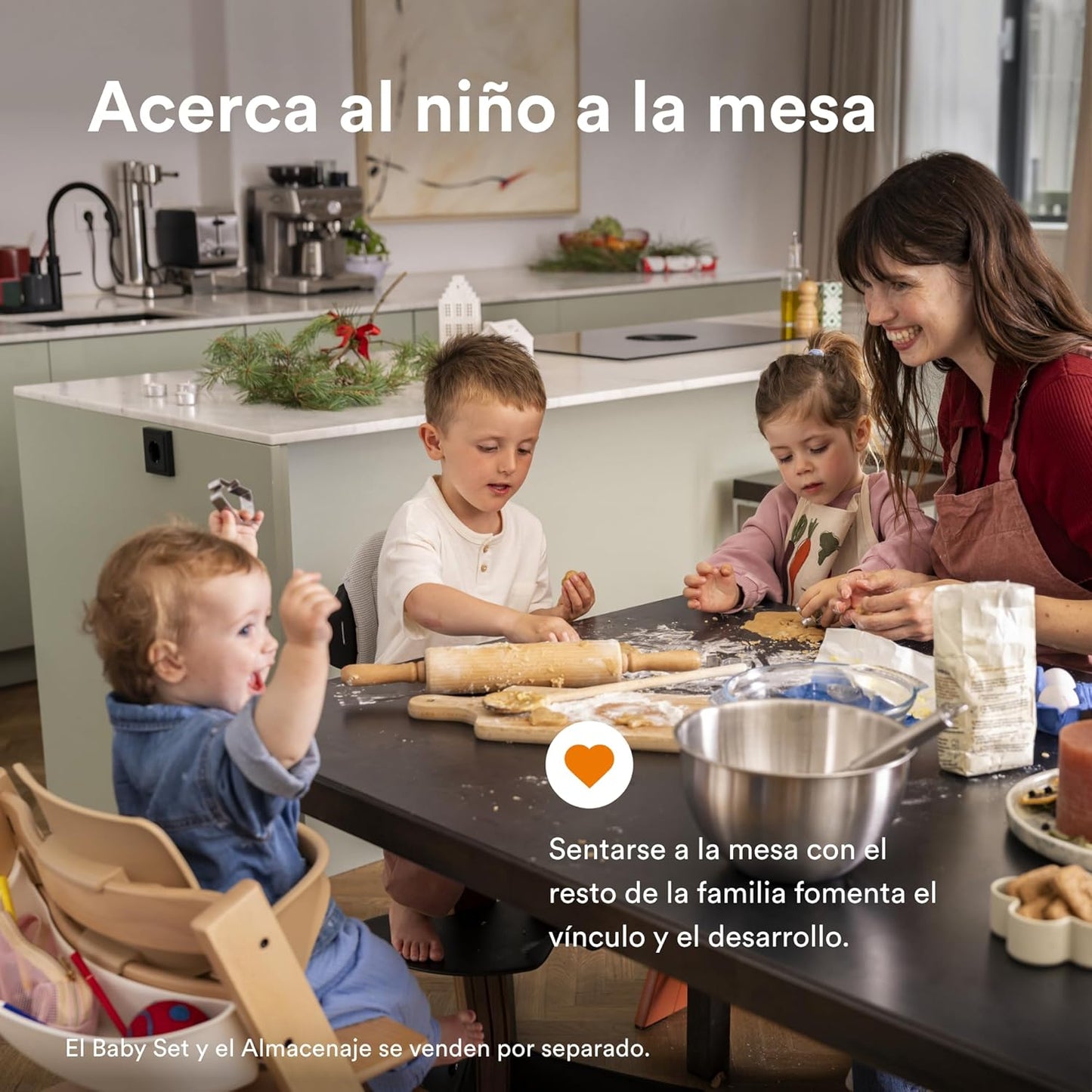 Silla Tripp Trapp Evolutiva | De Recién Nacido a Adulto | Ergonómica, Ajustable y Atemporal