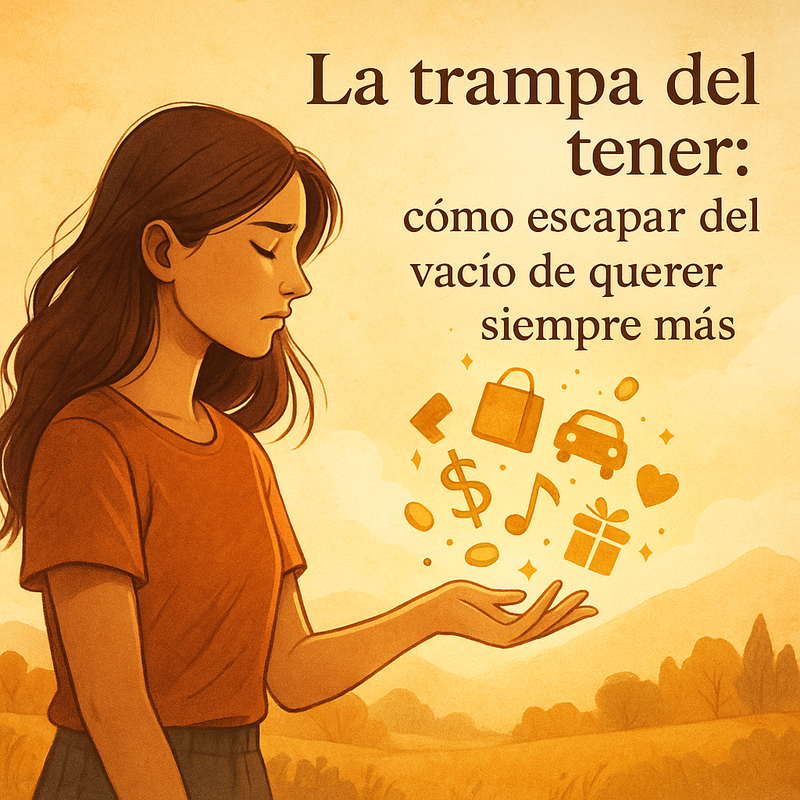 La Trampa del tener: cómo escapar del vacío de querer siempre más.
