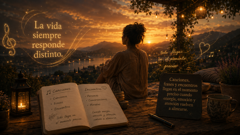 Canciones y encuentros. La vida empieza a responder distinto