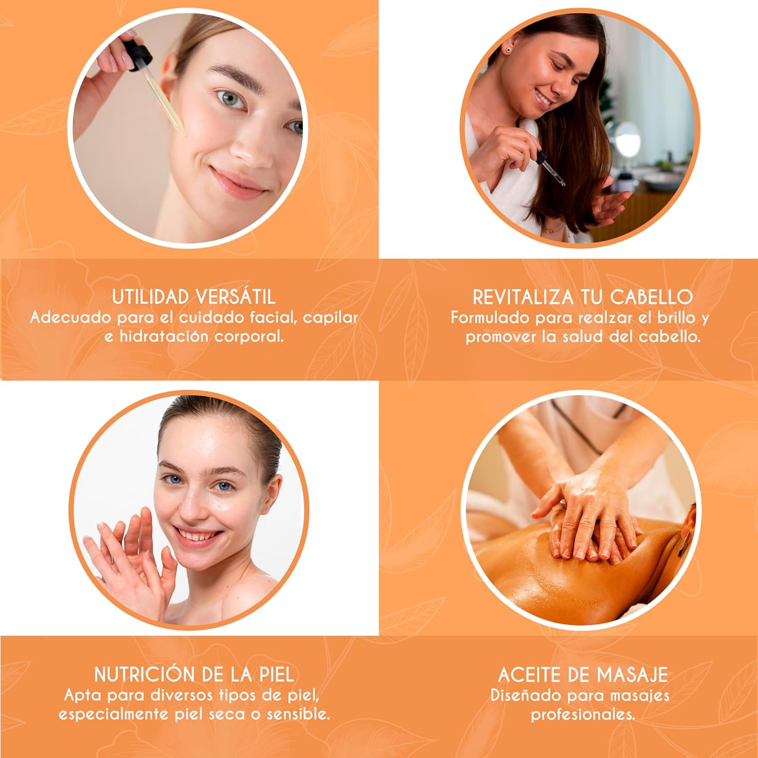 Aceite de jojoba orgánico 50 ml Kanzy – hidratación natural para piel y cabello.