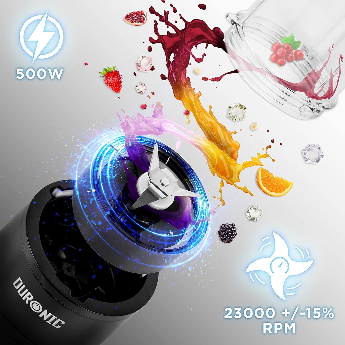 Batidora portátil USB | Smoothies y zumos saludables estés donde estés