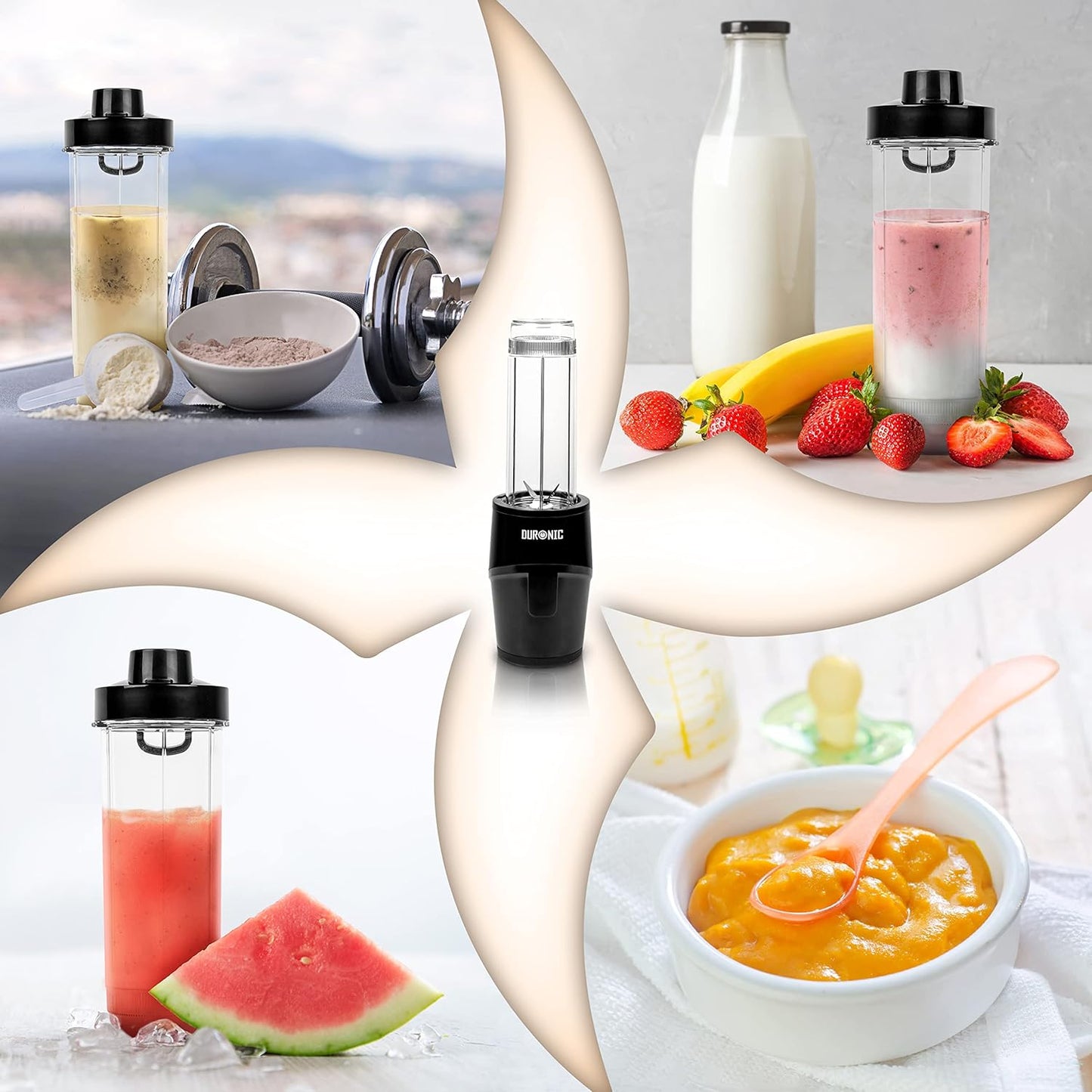 Batidora portátil USB | Smoothies y zumos saludables estés donde estés