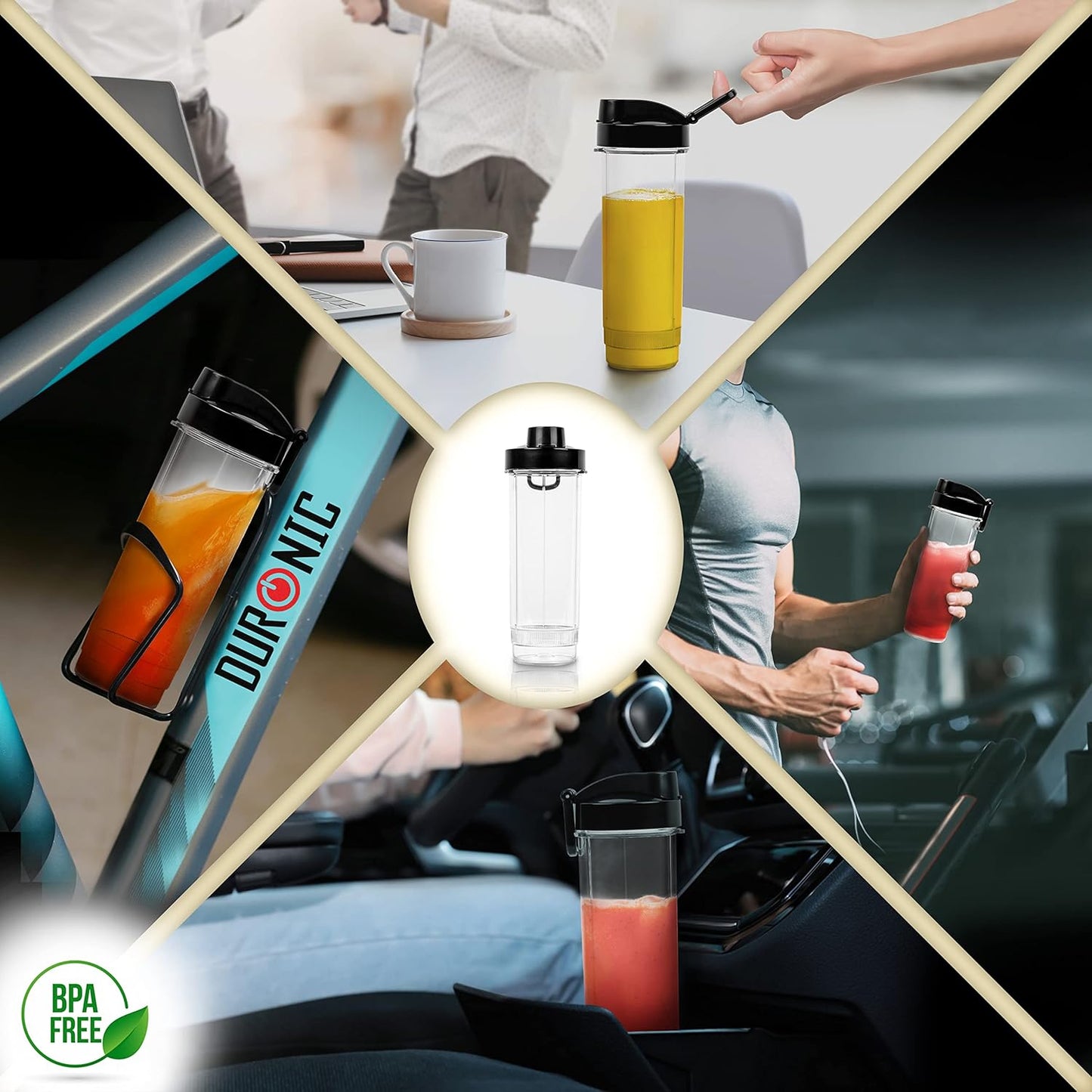 Batidora portátil USB | Smoothies y zumos saludables estés donde estés