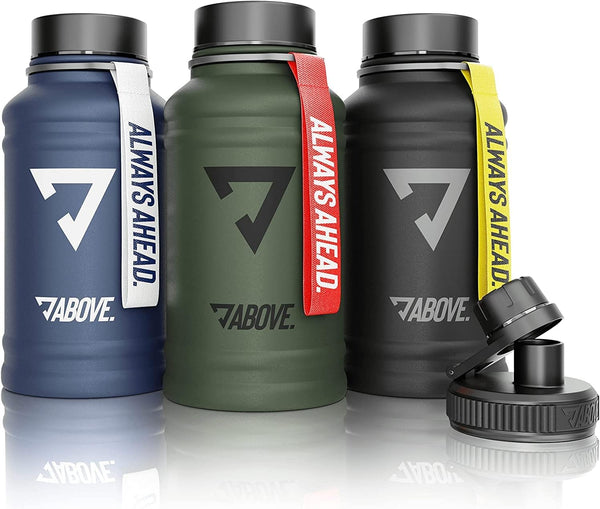 Botella agua acero inoxidable 2.2L | Resistente, sin BPA, para deporte y vida consciente