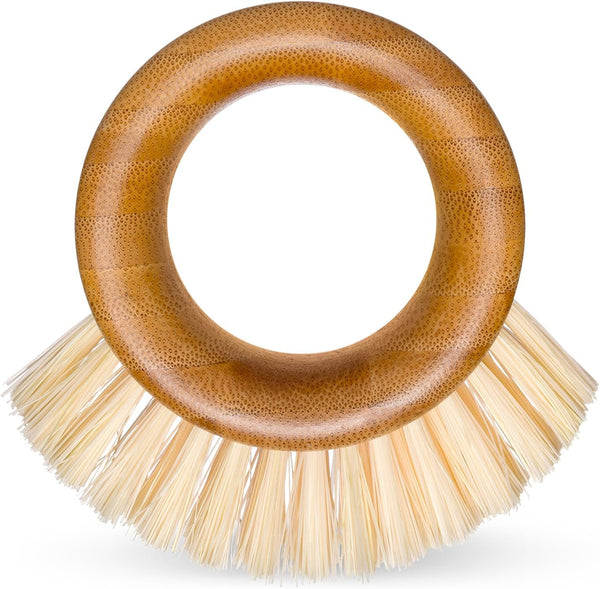 Cepillo de bambú para limpiar frutas y verduras | Respeta la piel de la Tierra