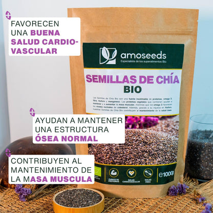 Chía ecológica en grano | Superalimento esencial para tu templo interior