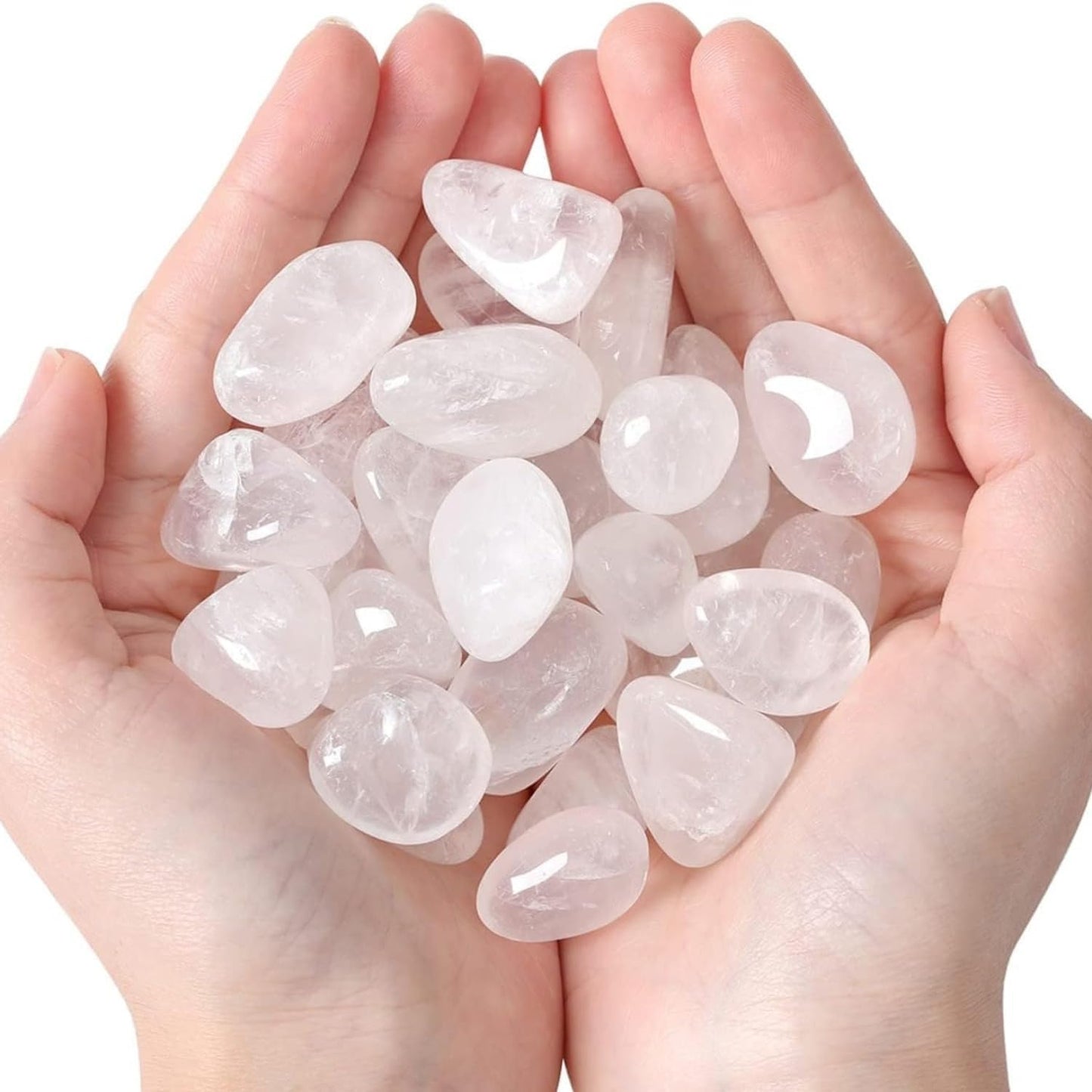 Piedras de cuarzo blanco naturales – energía de pureza y claridad.