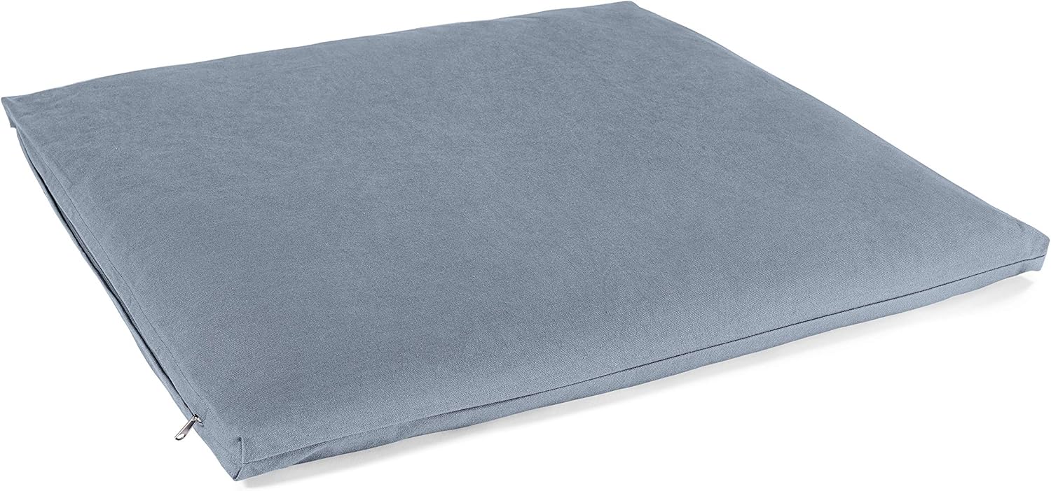 Esterilla de meditación de algodón orgánico certificado GOTS – confort natural para yoga y prácticas espirituales.