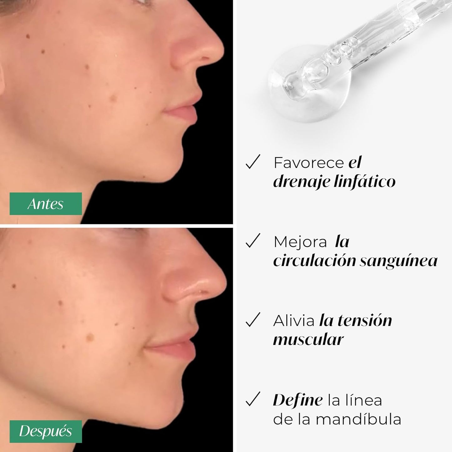 Gua Sha de Jade Auténtico | Masajeador Facial Natural para Tonificar y Reafirmar la Piel