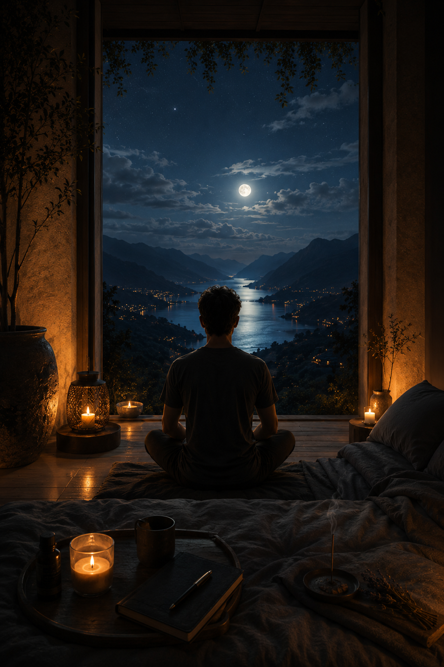 Ritual nocturno para vaciar el día