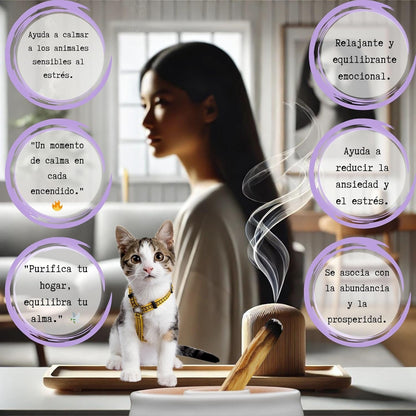 Kit Sahumerios Naturales – Salvia Blanca, Palo Santo, Rosas y Hierbas para Limpieza Energética, Meditación y Bienestar Espiritual