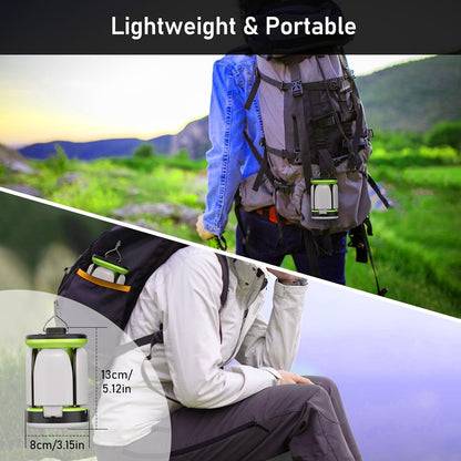 Lámpara LED camping recargable | Luz potente y versátil para exteriores