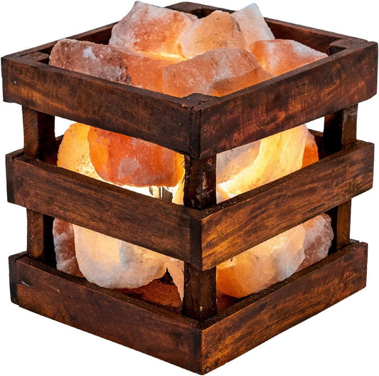 Lámpara de Sal del Himalaya | Cristal Natural y Único para Armonizar Espacios