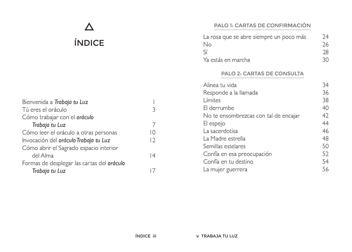 Oráculo Trabaja Tu Luz | Libro y Cartas de Sabiduría Intuitiva para Conectar con tu Alma