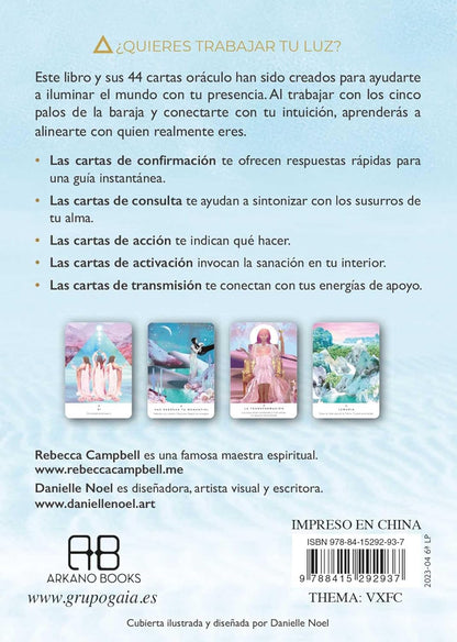 Oráculo Trabaja Tu Luz | Libro y Cartas de Sabiduría Intuitiva para Conectar con tu Alma