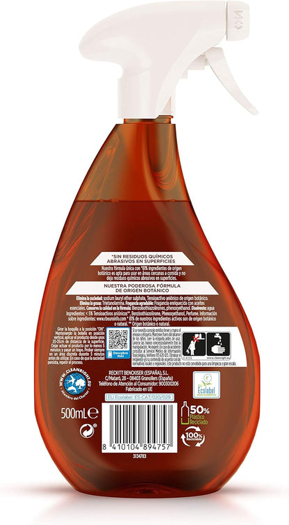 Limpiador Multiusos Ecológico | Fragancia Flor de Naranjo y Hojas Cítricas | 500 ml Natural