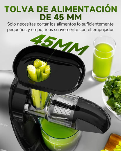Licuadora Extractora de Jugos | Para Frutas, Verduras, Frutas