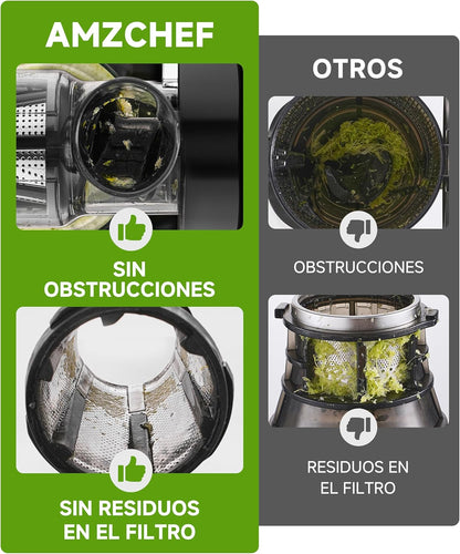 Licuadora Extractora de Jugos | Para Frutas, Verduras, Frutas