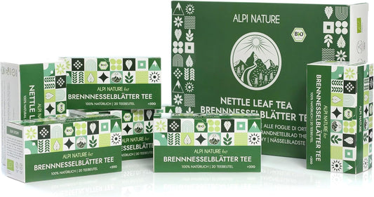 Té de Ortiga Orgánica | 120 Bolsitas (6 x 20) | Infusión de Hierbas Naturales Alpi Nature