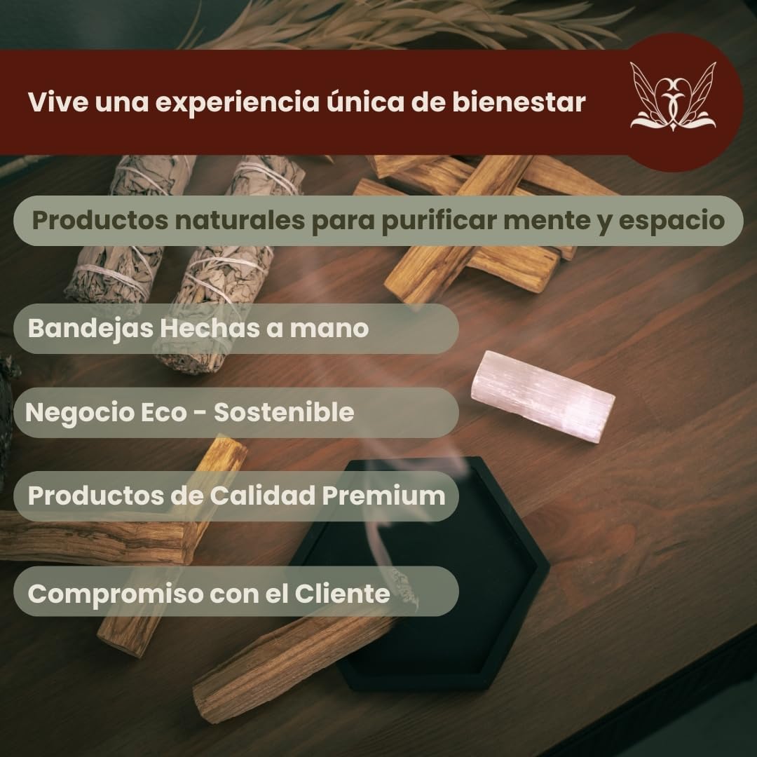 Salvia Blanca y Palo Santo – Kit de Limpieza Energética para Meditación y Purificación Espiritual