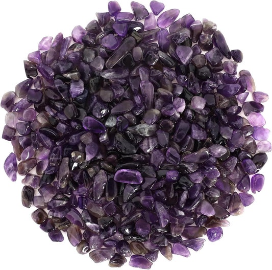 Piedras amatista naturales 500 g – Cristales energéticos para agua, rituales y meditación.
