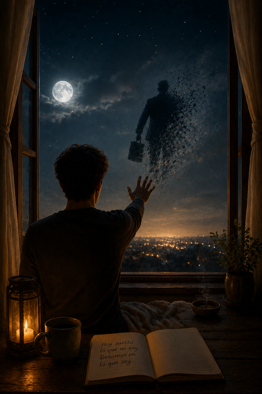 Ritual nocturno para soltar el personaje del día