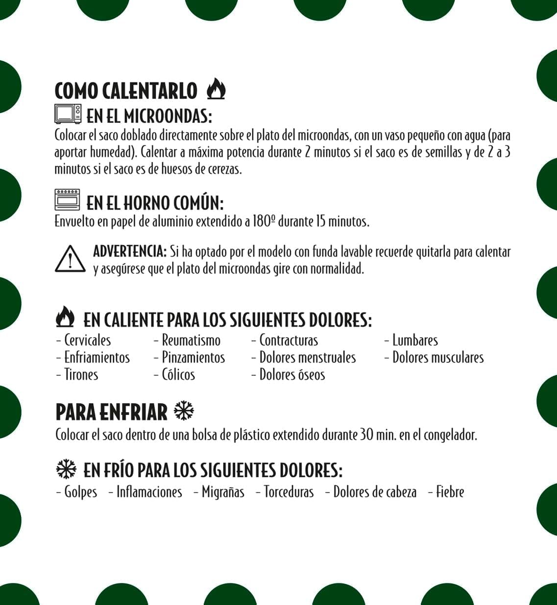 Saco Térmico Natural Mité – Semillas y Hierbas Aromáticas