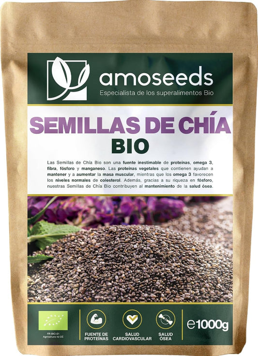 Chía ecológica en grano | Superalimento esencial para tu templo interior