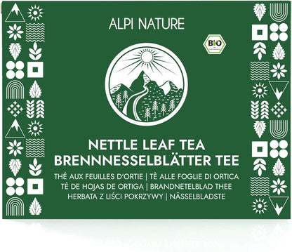 Té de Ortiga Orgánica | 120 Bolsitas (6 x 20) | Infusión de Hierbas Naturales Alpi Nature