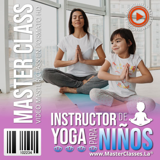 Instructor de yoga para niños